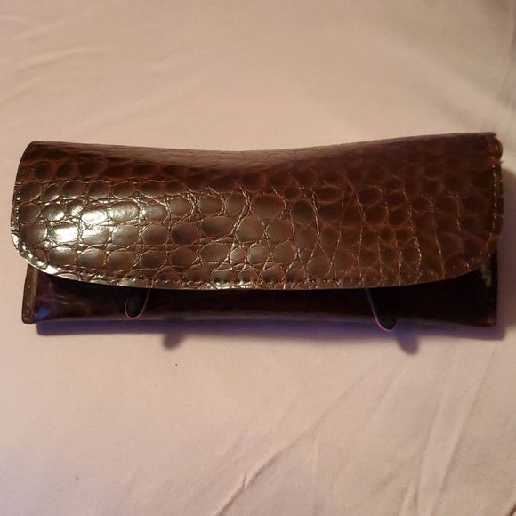 Vintage Paul Michel Overdized Cats Eye Sunglasses Black Peach Tan Sterling Optic - Picture 11 of 11